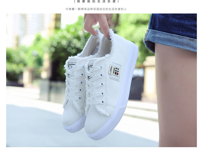 Canvas Shoes for Women, Autumn 2026 New Model, Women's Shoes for Spring and Summer, White Sneakers, Student Sports Flat Shoes, Skate Shoes