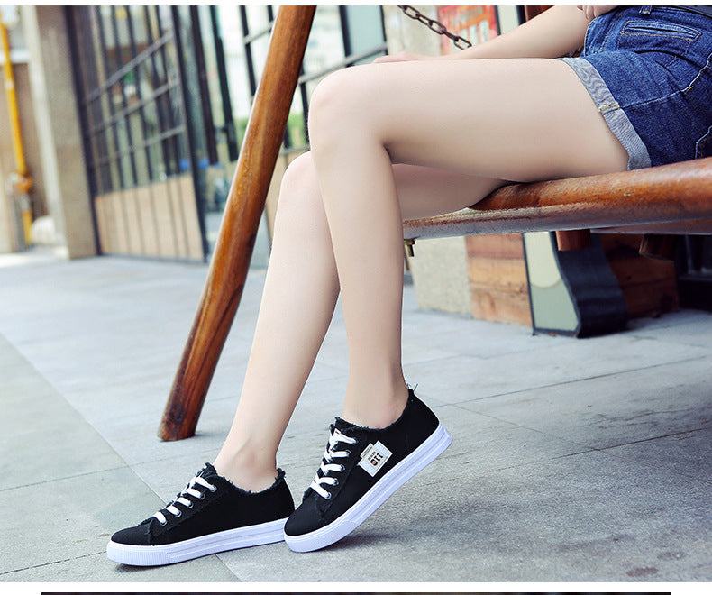 Canvas Shoes for Women, Autumn 2026 New Model, Women's Shoes for Spring and Summer, White Sneakers, Student Sports Flat Shoes, Skate Shoes