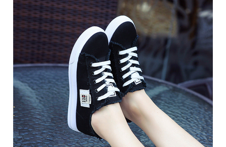 Canvas Shoes for Women, Autumn 2026 New Model, Women's Shoes for Spring and Summer, White Sneakers, Student Sports Flat Shoes, Skate Shoes