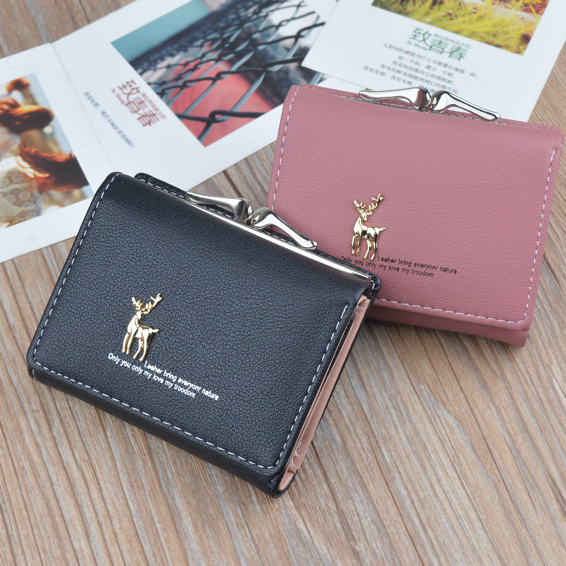 Portefeuille compact femme – Mode coréenne
