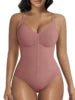 Gaine Bodysuit Femme Légère Respirante – Fermeture Éclair, Ventre Plat, Sans Couture