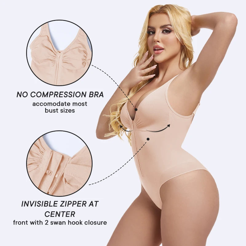 Body sans coutures col V – Gainant & invisible