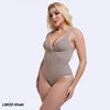 Custom Women's Thin Firm Breathable Compression Bodysuit Shapewear Seamless Tummy Underwear Nylon Spandex Abdomen Waist Trainer