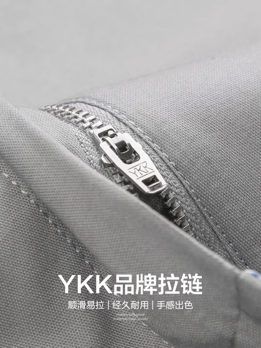 Men's Casual Pants with Mulberry Silk, Ice-Feel Business Commuter Trousers, Summer New High-End Wrinkle-Free Straight-Leg Pants
