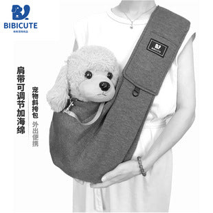 New Amazon Folding Dog Backpack Breathable Pet Outgoing Bag Pet Bag Shoulder Crossbody Cat Bag Wholesale