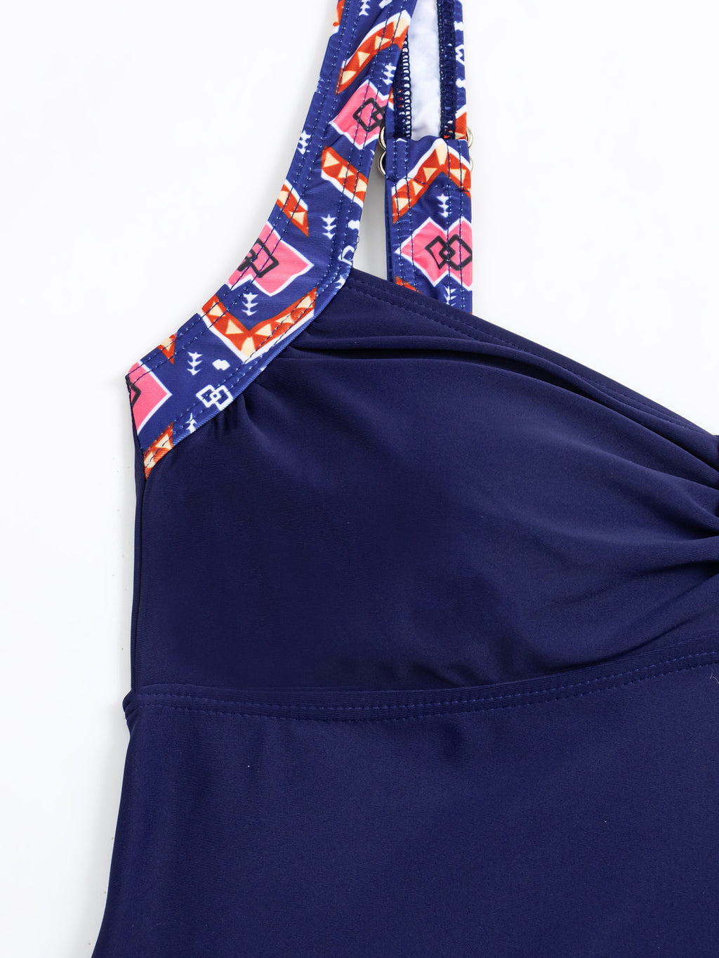 Tankini Femme Deux Pièces – Bretelles, Couleur Unie, Style Européen
