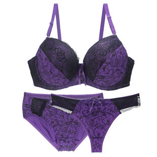 Foreign trade supply sexy women bra lace printing color matching underwear large size underwear bra AliExpress explosion