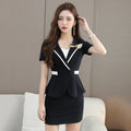 New Foot Therapy KTV Technician Work Clothes Skirt Slim-fit Slimming Two-piece Massage Elegant Health Suit