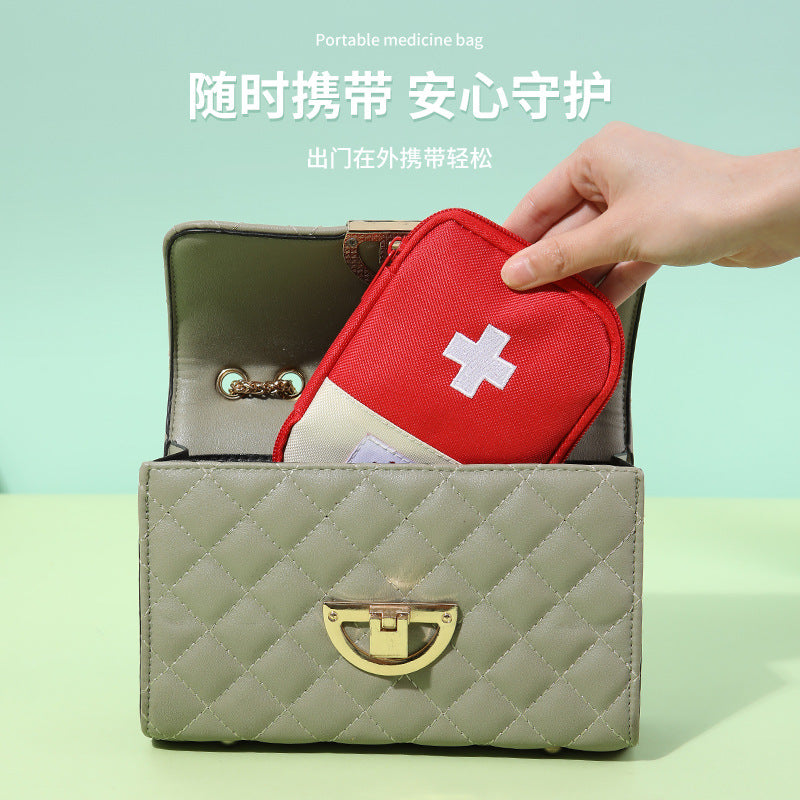 Korean Travel Portable Cosmetics Bag, Portable Small Medicine Bag, Small Cosmetics Bag, Medical Bag, Emergency Bag Manufacturer